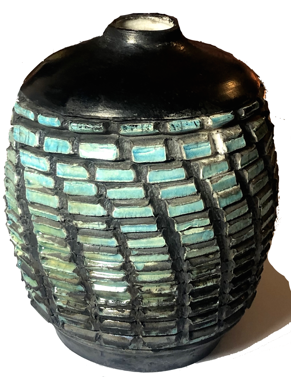 Vase texturé
